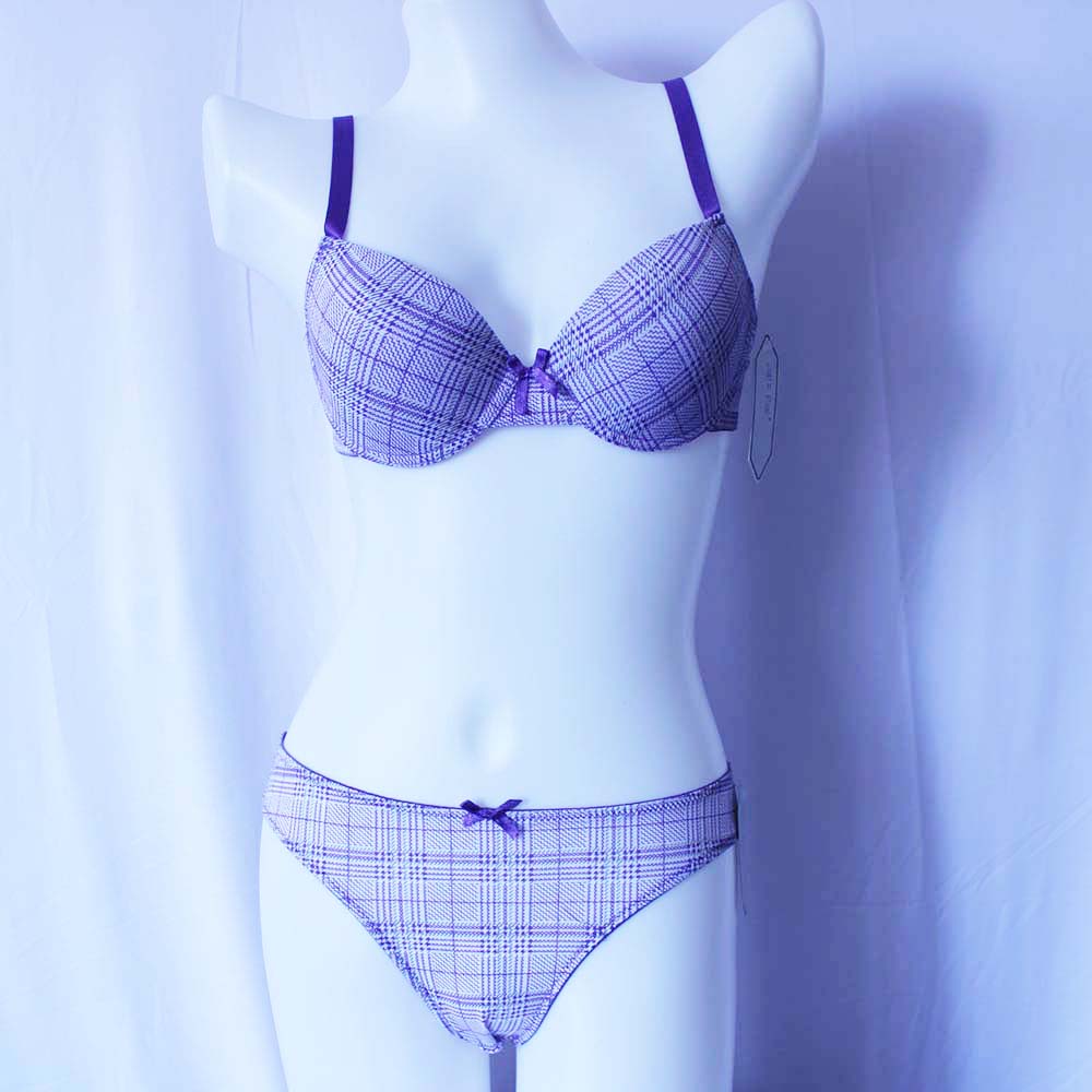 algodão bonito meninas bra impresso conjunto de calcinha